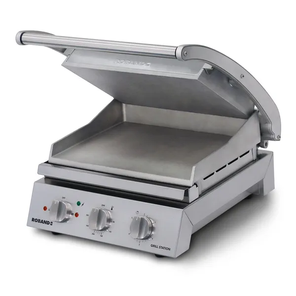 Roband pressgrill 6 slices, flat topp-/bunnplate
