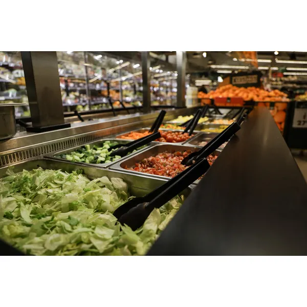 Foodtech salatbar 10 GN med glassoverbygg