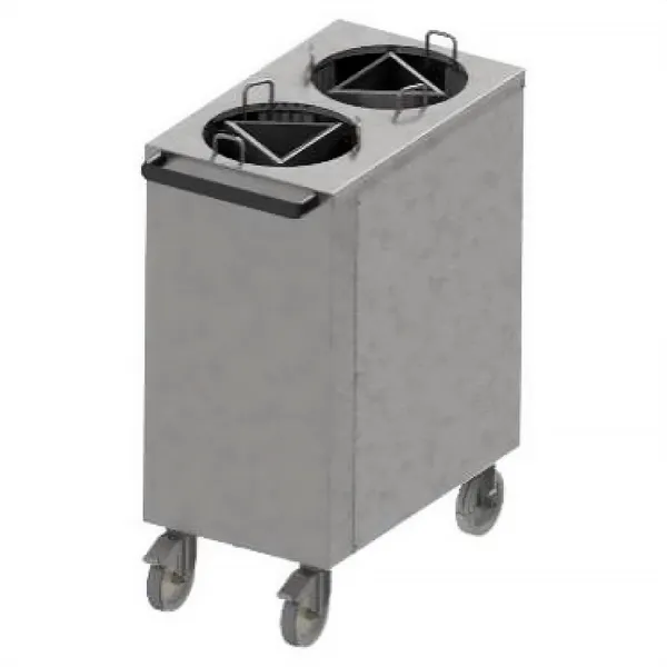 Tallerkendispenser, 2x Ø240-315