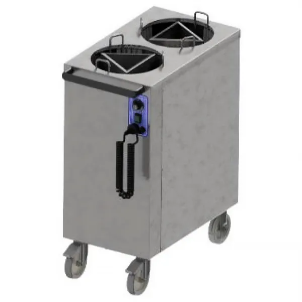 Tallerkendispenser varm, 2x Ø185-260