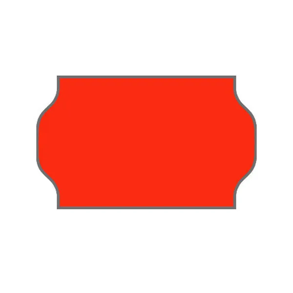 Meto etiketter rød, 32*19 lim 2