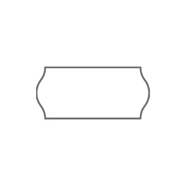 Meto etiketter hvit, 26*12 lim 2