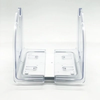 Brakett m/dobbeltsidig tape, inkl. 2*halvdel posedispenser