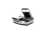 Spidoglass pressgrill dobbel, flat topp-/bunnplate
