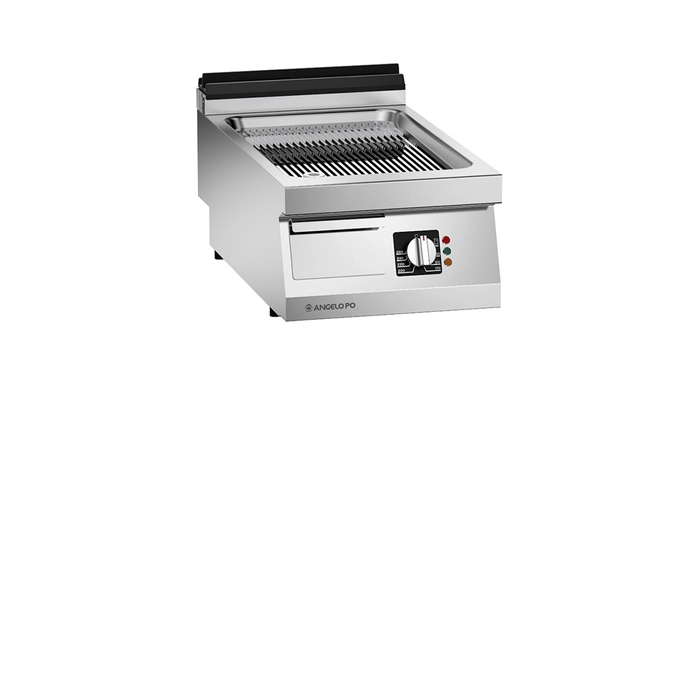 Icon7000 flatgrill, rillet kromplate