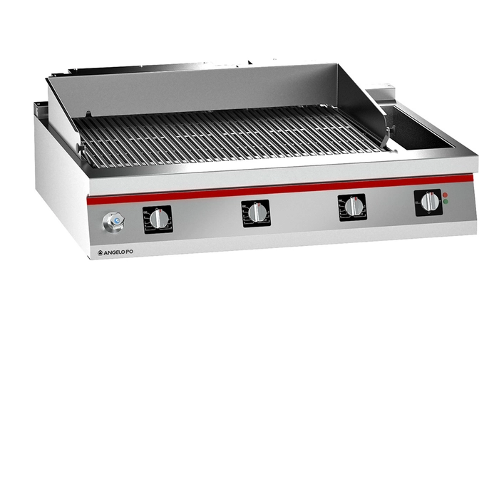 Icon9000 grill med støpejernrist - Red Line