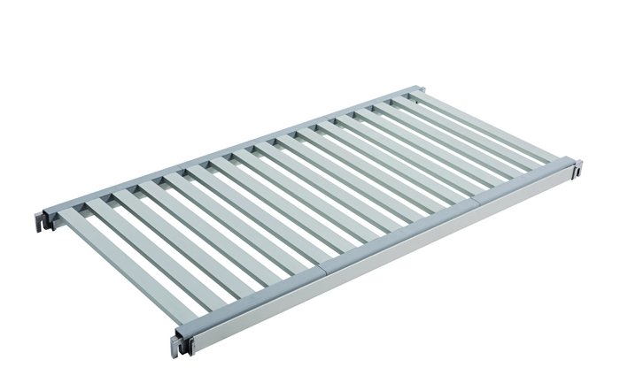 Bourgeat hylle aluminium, dybde 425 mm