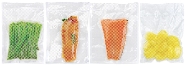 Vakuumposer med kanaler, 200x350mm (100 stk/pk)