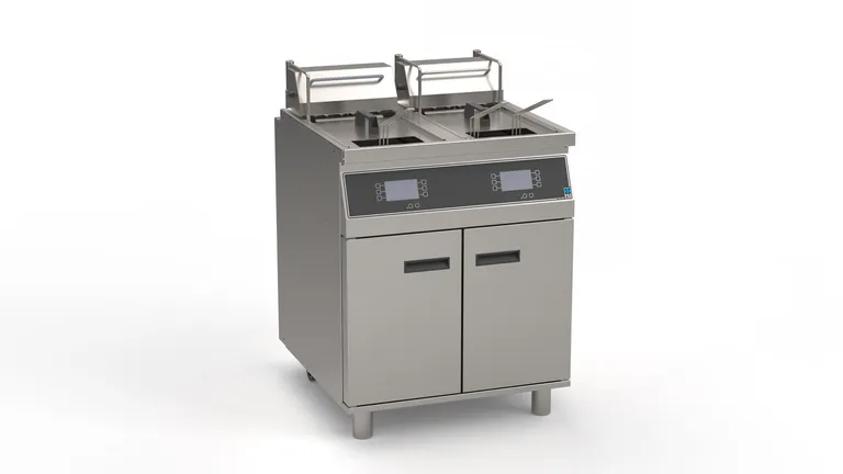 Frityr ADV gulvmodell dobbel, 230V3 2x9kW