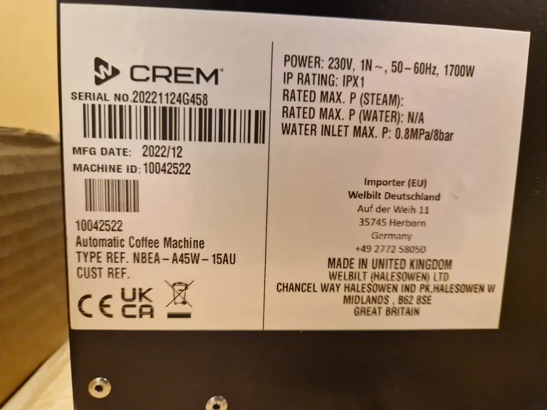 Helautomatisk kaffemaskin - EVO II Premium MF04