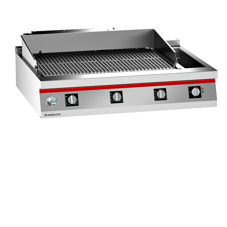 Icon9000 grill med støpejernrist - Red Line