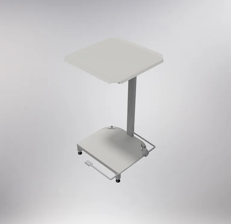 Avfallsvogn 100L med lokk og pedal
