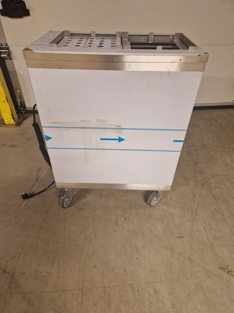 Tallerkendispenser med varme, 2x ø270mm