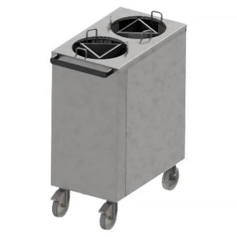 Tallerkendispenser, 2x Ø240-315