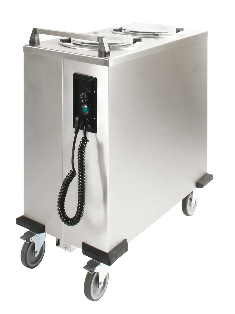 Tallerkendispenser med varme, 2x ø270mm