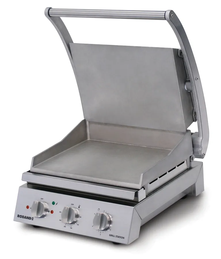 Roband pressgrill 6 slices, flat topp-/bunnplate