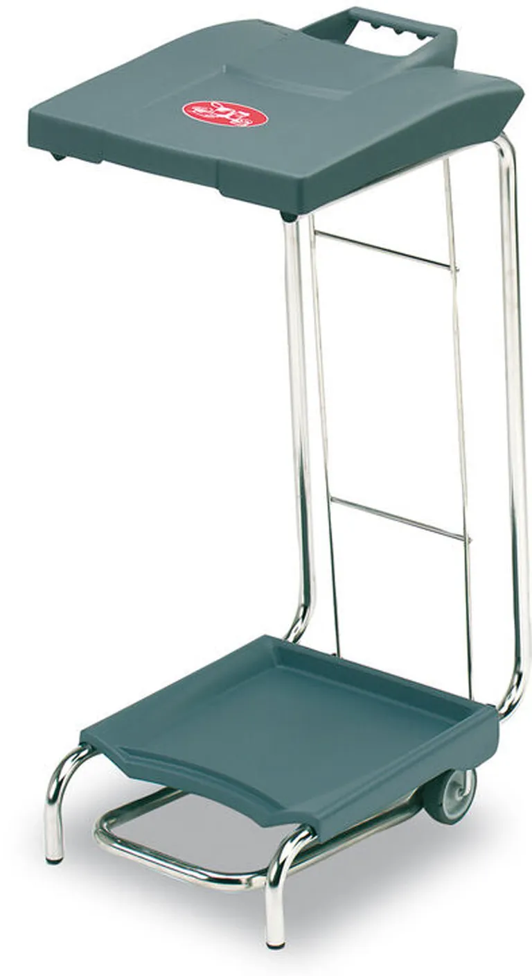 Sekkestativ med lokk og pedal