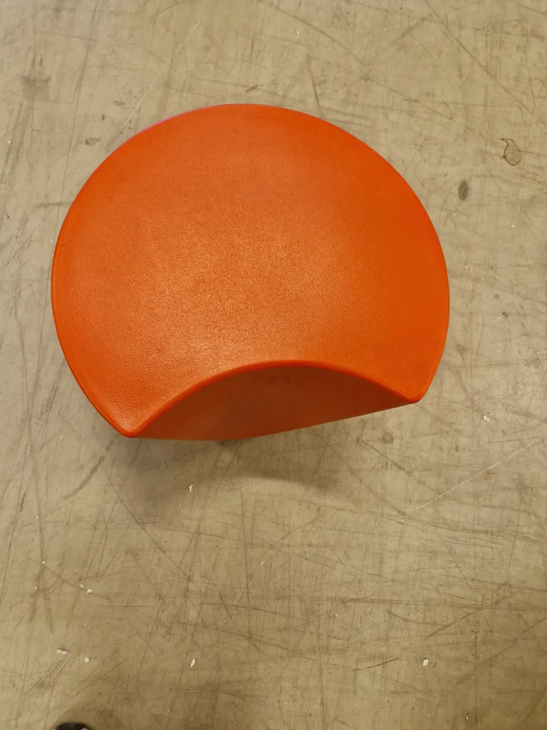 Apple puff, coral red