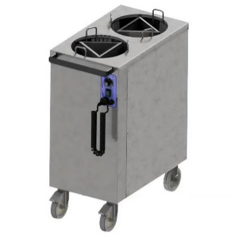 Tallerkendispenser varm, 2x Ø185-260