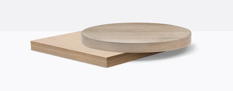 Laminat bordplate 600x600x20mm, lys eik