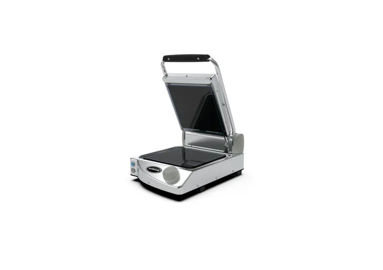 Spidoglass pressgrill enkel, flat topp-/bunnplate