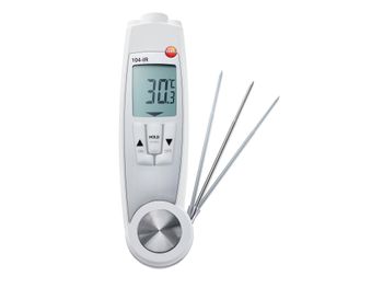 Testo 104-IR, IR- og innstikktermometer