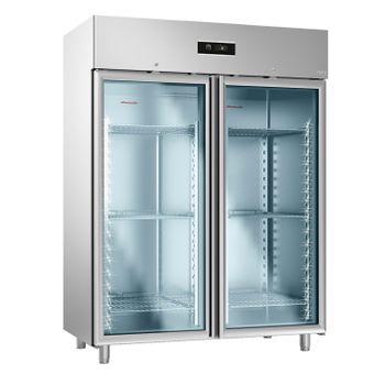 FREEZY PRIME kjøleskap dobbelt GN2/1, glassdør