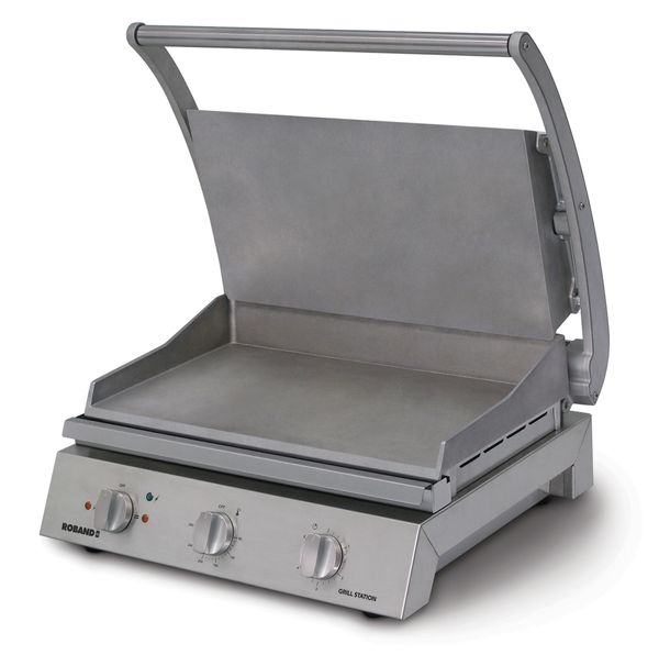 Roband pressgrill 8 slices, flat topp-/bunnplate
